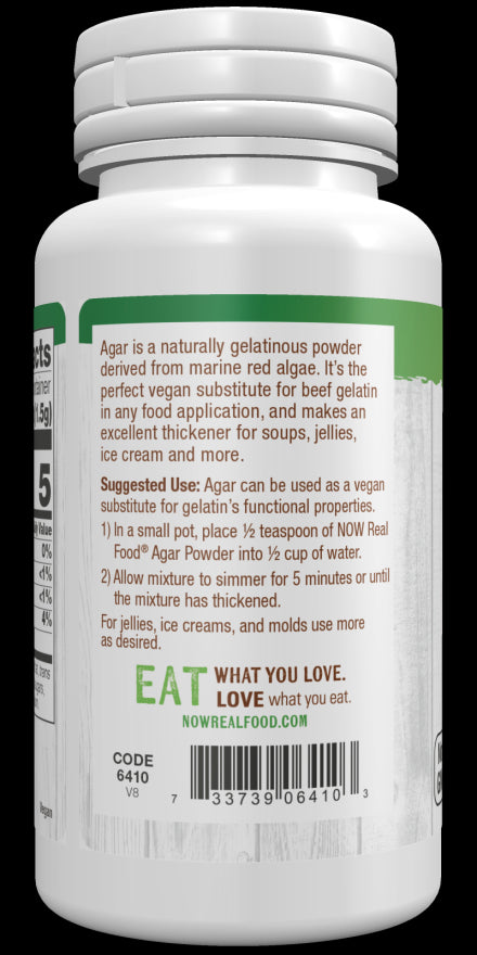 Image of Agar Powder (Vegan Gelatin Substitute) 57g suggested use